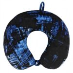 U-shaped pillow Blue & Black Tie-Dye Memory Foam U-Shaped Pillow