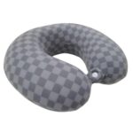 U-shaped pillow Small Checkered Memory Foam U-Shaped Pillow