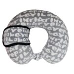 U-shaped pillow Letter-Pattern Memory Foam (with Eye Mask)