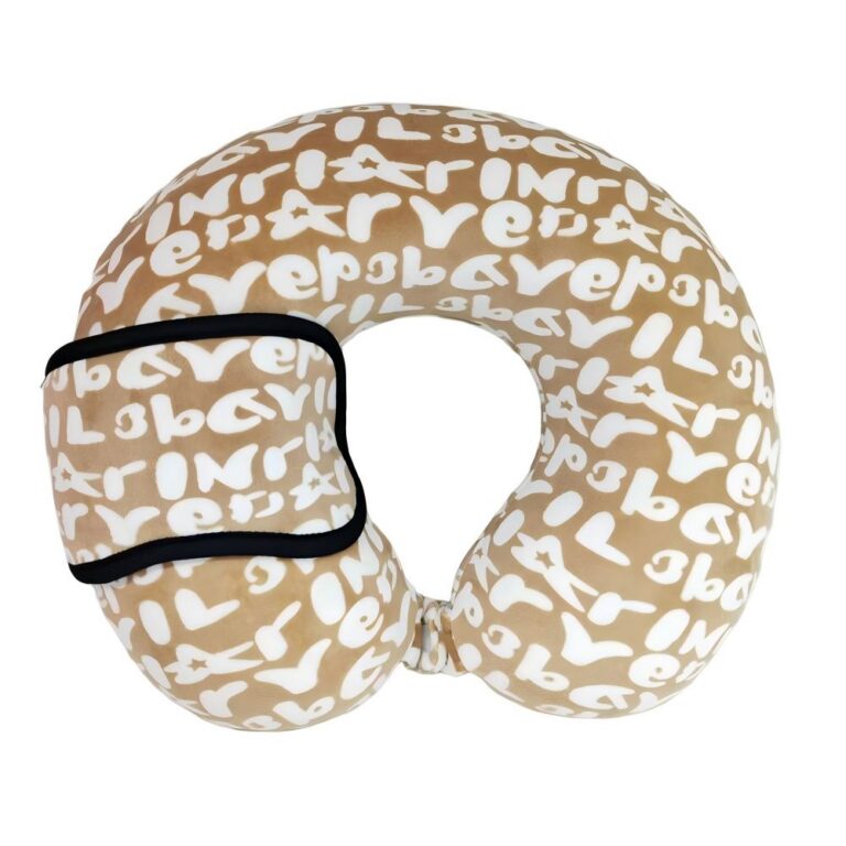 U-shaped pillow Letter-Pattern Memory Foam (with Eye Mask)