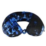 U-shaped pillow Blue & Black Tie-Dye Memory Foam U-Shaped Pillow