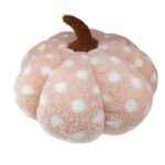 Throw Pillow Plush Polka-Dot Pumpkin Throw Pillow