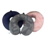 U-shaped pillow Ice Silk Memory Foam U-Shaped Pillow with Letter Design
