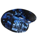 U-shaped pillow Blue & Black Tie-Dye Memory Foam U-Shaped Pillow