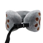 U-shaped pillow Memory Foam U-Shaped Pillow with Embroidered Animal Paw Print