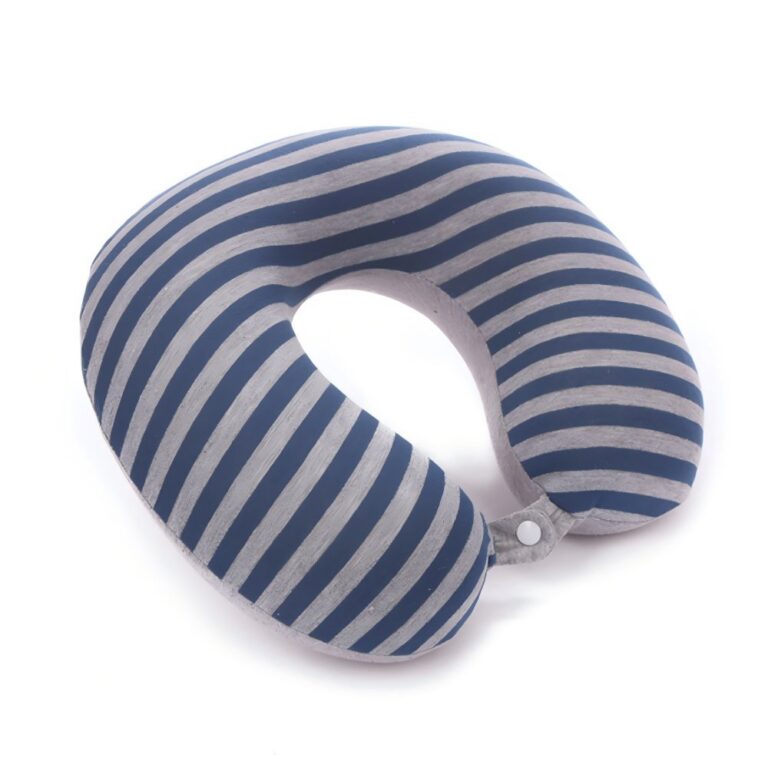 U-shaped pillow Single-Sided Striped Memory Foam U-Shaped Pillow