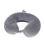 U-shaped pillow Vertical Ribbed Solid Color Memory Foam U-Shaped Pillow