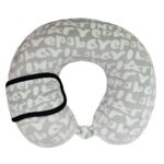 U-shaped pillow Letter-Pattern Memory Foam (with Eye Mask)