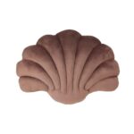 Throw Pillow Solid-Color Seashell Throw Pillow