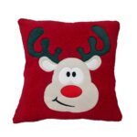 Throw Pillow Christmas Embroidered Throw Pillow