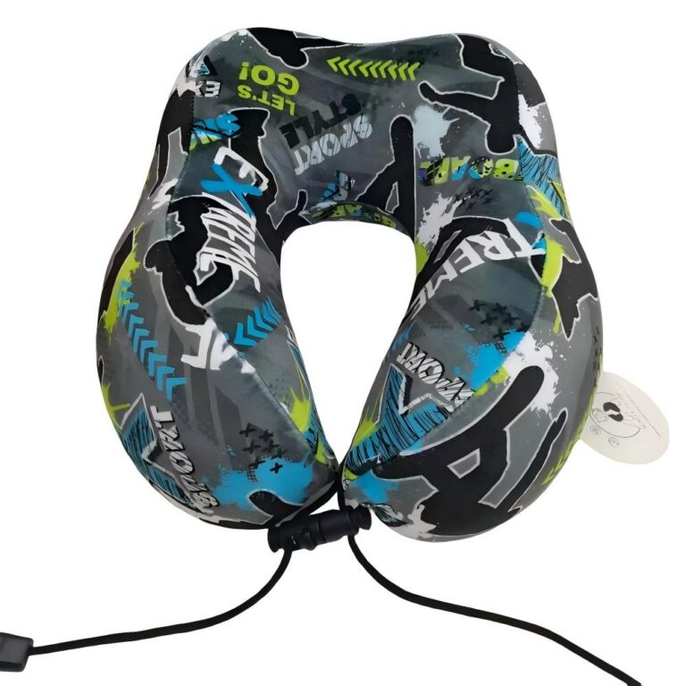 U-shaped pillow Sporty Printed Memory Foam U-Shaped Pillow