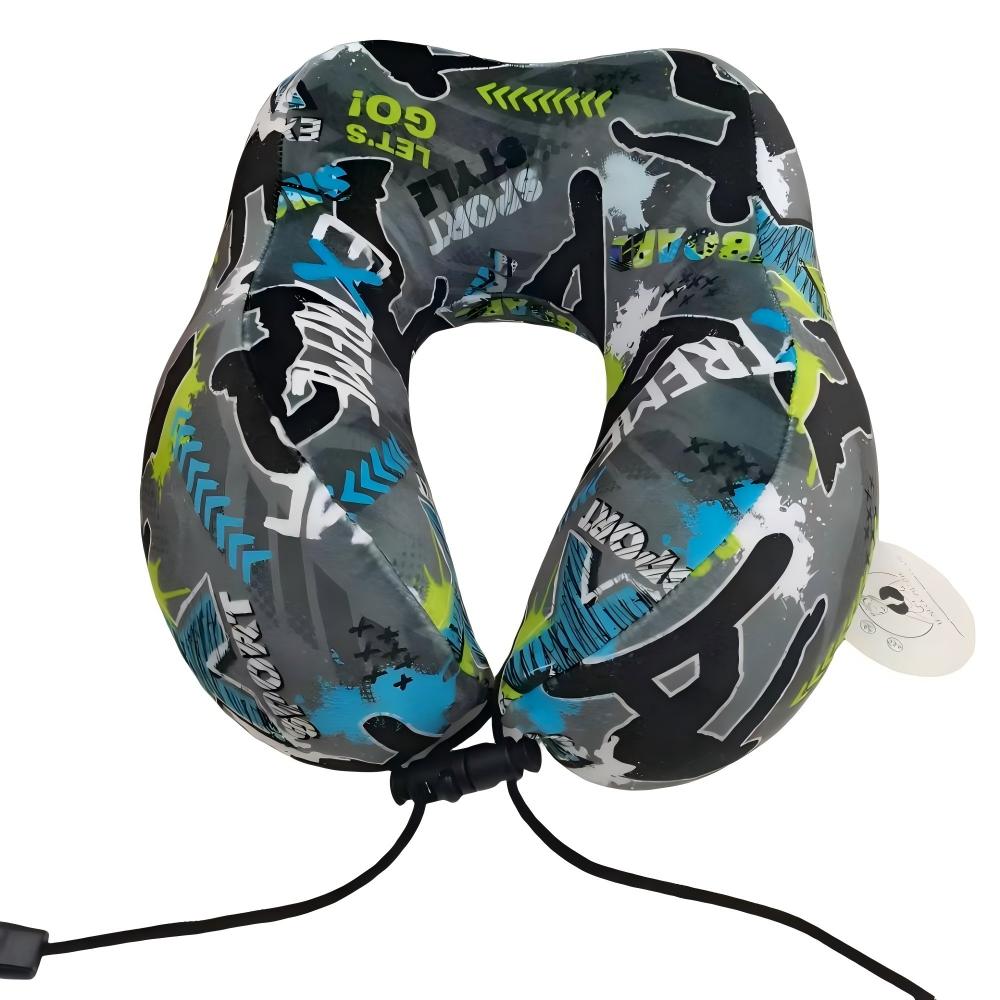 U-shaped pillow Sporty Printed Memory Foam U-Shaped Pillow