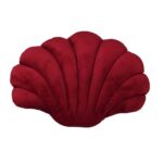 Throw Pillow Solid-Color Seashell Throw Pillow