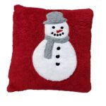 Throw Pillow Christmas Embroidered Throw Pillow