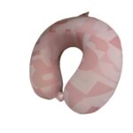 U-shaped pillow Ice Silk Memory Foam U-Shaped Pillow with Letter Design