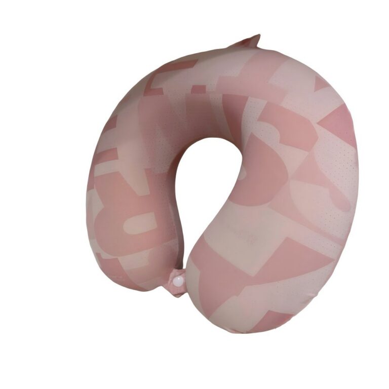 U-shaped pillow Ice Silk Memory Foam U-Shaped Pillow with Letter Design