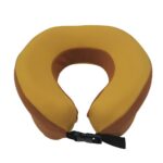 U-shaped pillow Color-Block Storable Memory Foam U-Shaped Pillow
