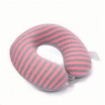 U-shaped pillow Single-Sided Striped Memory Foam U-Shaped Pillow